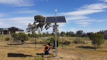 Solar Powered CCTV and Perimeter Alarm