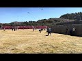 Inca celebration of the sun in Cusco Peru yesterday