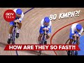 How do track cyclists go so fast  track bikes explained