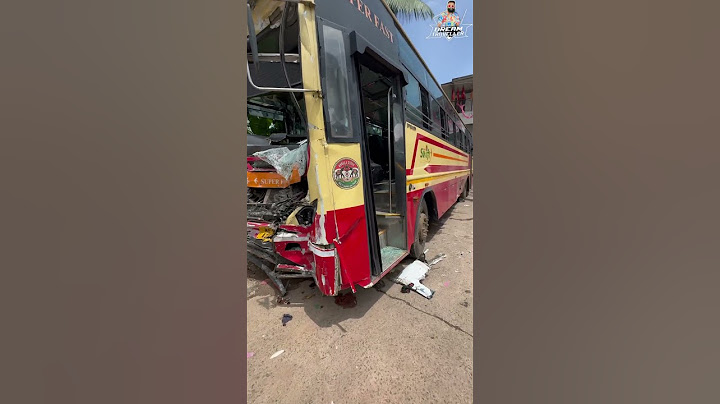 ചെങ്ങന്നൂർ KSRTC BUS ഉം PRIVATE BUS ഉം തമ്മിൽ നടന്ന.  അപകടത്തിൽ KSRTC ബസിന്റെ അവസ്ഥ 😳#ksrtc