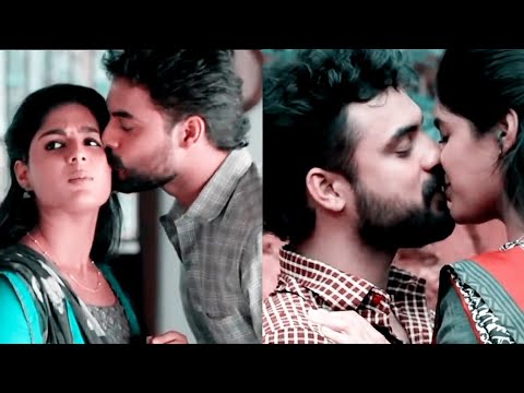 💕 Unexpected Kiss😘 | Gf Bf Romantic Kiss😘 | Cute Caring Gf Bf Romantic Love WhatsApp Status Tamil 💕