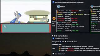 Pokemon Emerald Battle Frontier Assistant with RNG Manipulation