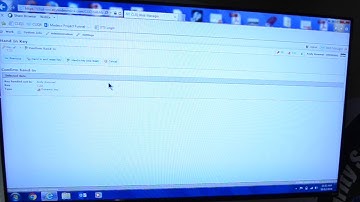 CLIQ Web Manager:    Handing IN a Key