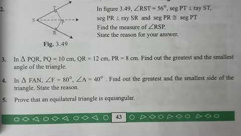 Class 9 Practice set 3.4 geometry chapter 3. Triangles