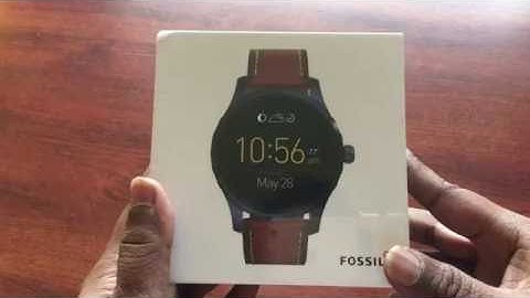 Fossil Q Marshall Unboxing 4K
