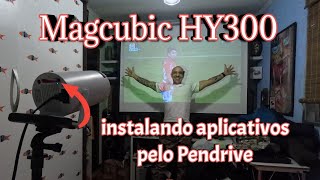 Projetor Magcubic HY300 - Como instalar aplicativos