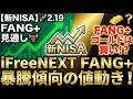 【新NISA】2.19FANG+の見通し｜iFreeNEXT FANG+暴騰傾向の値動き！FANG+ゴールドは買い！？