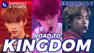 ROAD TO KINGDOM: RANKING & POINTS (EP.5 & 6) Collab Stage Results