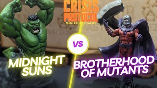 Brotherhood Of Mutants Vs Midnight Suns ~ Marvel Crisis Protocol Battle Report #45