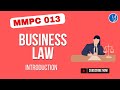 Introduction I Business Law I Malayalam I IGNOU MBA June 2025
