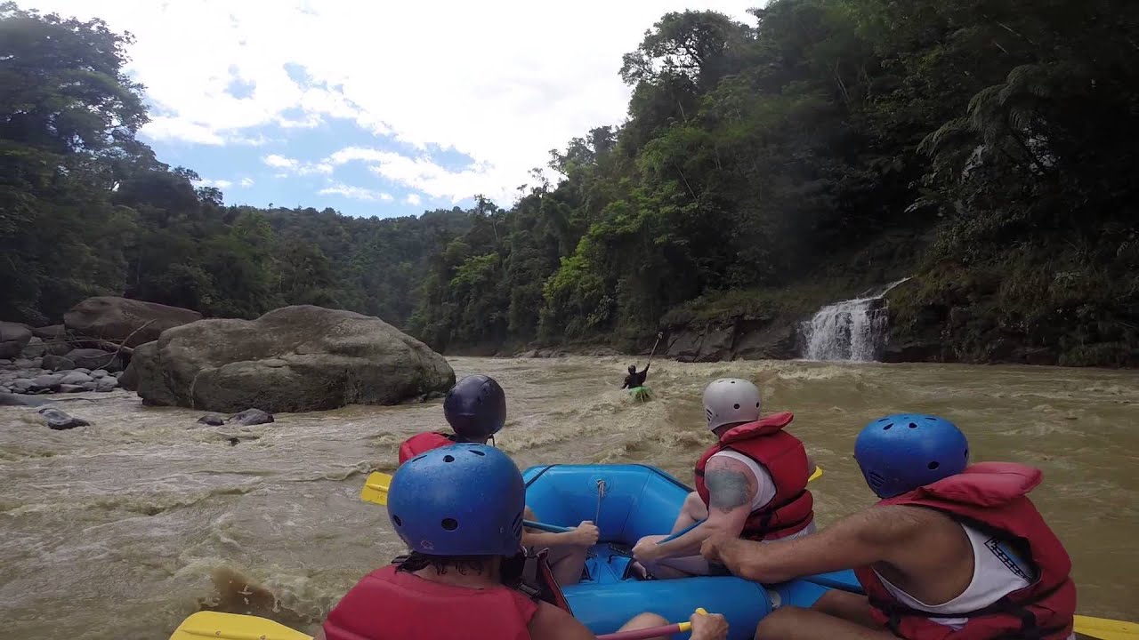 Whitewater Rafting on Pacuare River, Costa Rica Class 4+ YouTube