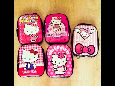Video Balô in hình Hello Kitty Balô bé đi học, chuyên sỉ... - youtube