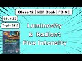 Ch 23 Cosmology | Luminosity and Radiant Flux Intensity | Physics Class 12 FBISE | NBF Book