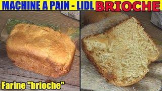 brioche machine à pain lidl silvercrest programme pain sucré bread maker brotbackautomat