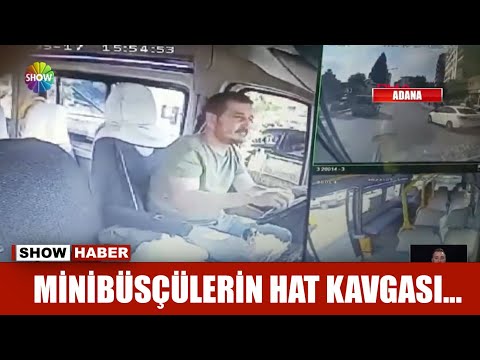 Minibüsçülerin hat kavgası...