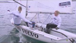Downwind sailing and gybing tips from Sarah Ayton
