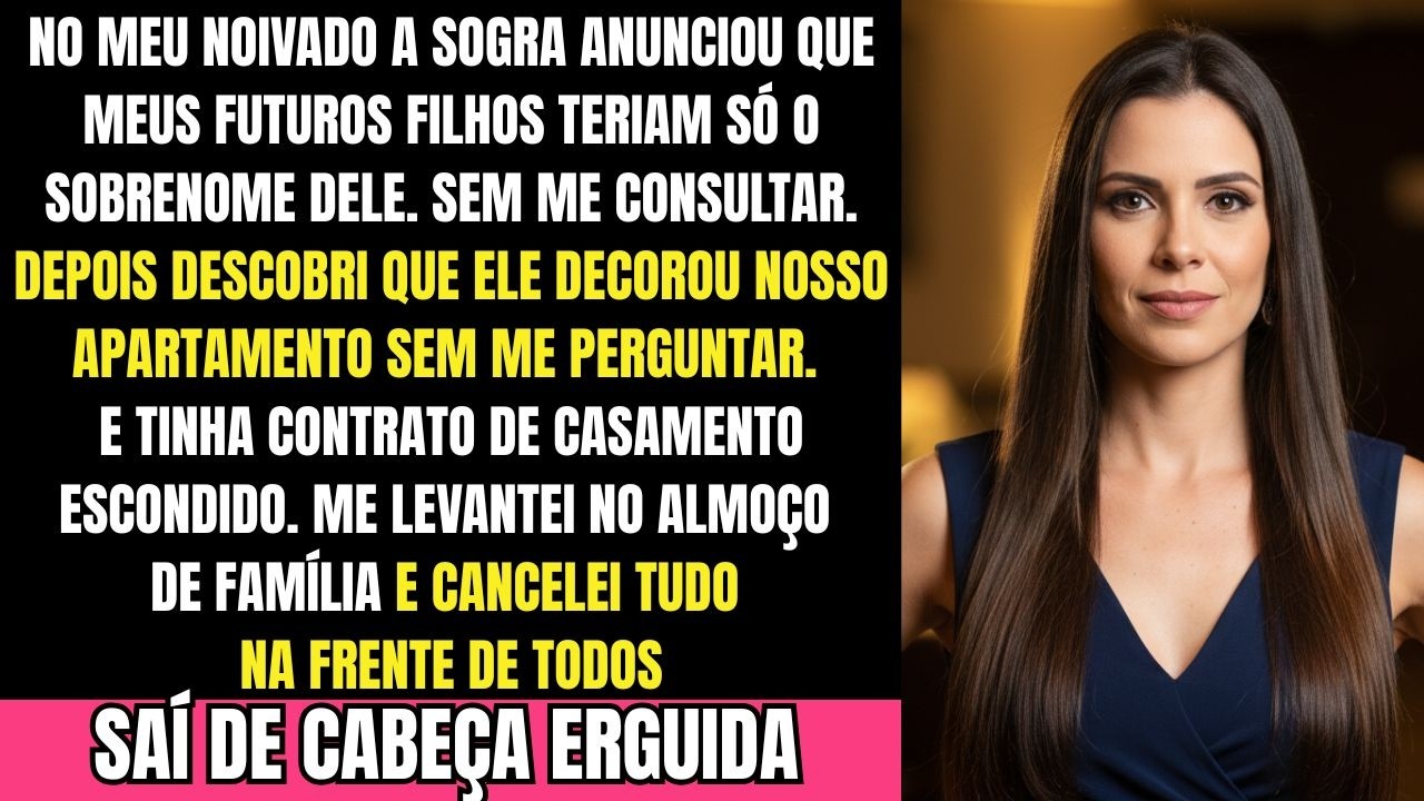 No Meu Noivado, Anunciaram Que Meus Filhos Teriam Só O Sobrenome Dele — Eu Respondi
