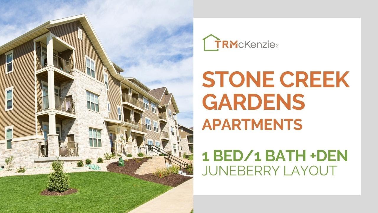 Stone Creek Gardens - Juneberry Layout (1 Bed, 1 Bath +Den)