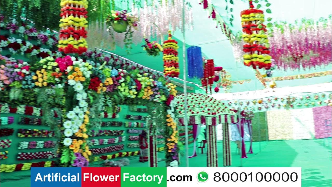 Artificial Flowers Wholesale Artificial Flower Factory YouTube