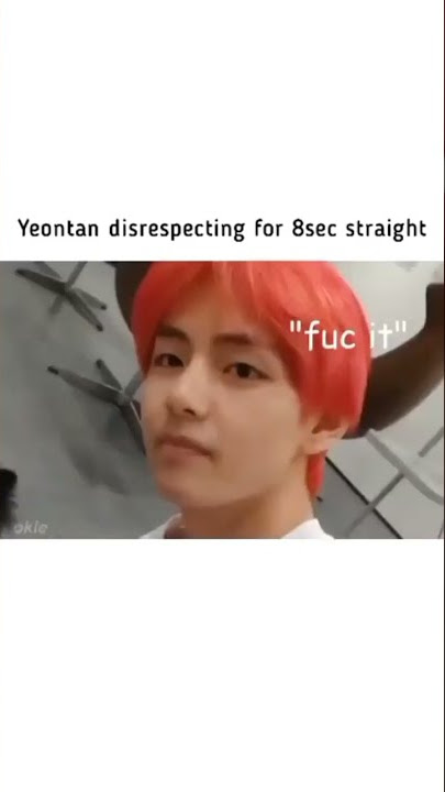 Yeontan has suga's attitude😂