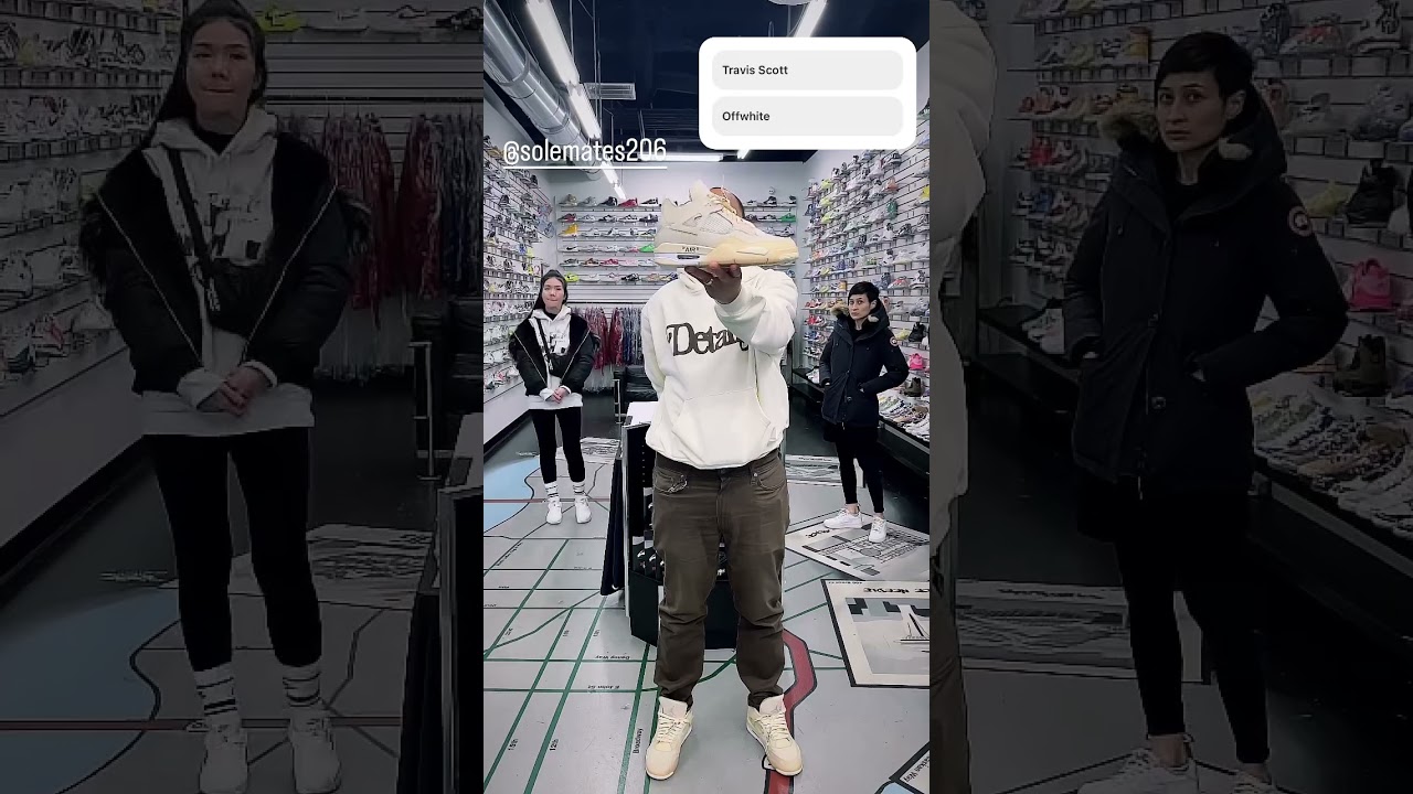 Travis Scott 4’s vs Off white 4’s 🔥🔥 