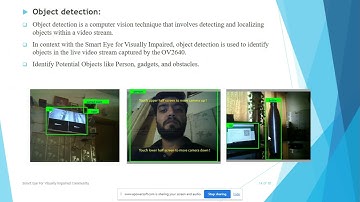 Smart Eye For Visually Impaired Community| Final Year Project | Demo Video|