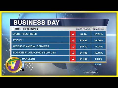 Jamaica Stock Market Decline | TVJ Business Day - June 7 2022