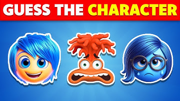 Guess the INSIDE OUT 2 Characters by Emoji 😁😭😱🤢😡 INSIDE OUT 2 Movie Quiz | Disney, Pixar, Movie 2024