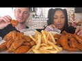 COOKMAS DAY 5!! CRISPY CHICKEN WING & FRIES WITH CHRIS