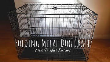 Amazon Basics Folding Metal Dog Crate Review and How to Keep a Clean Kennel