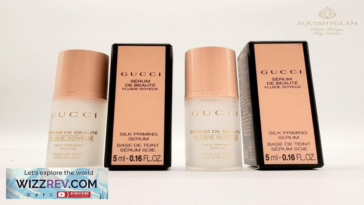 2 x Gucci Serum de Beaute Silk Priming Serum 5ml New In