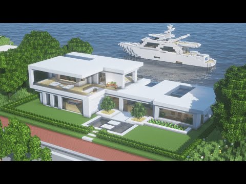 Minecraft Tutorial | Modern House | Gracium - Modern City #1