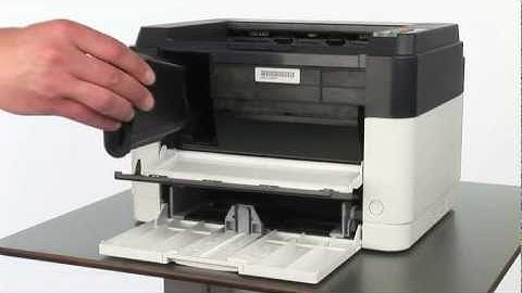 Replacing the toner cartridge on the FS-1061DN and FS-1041