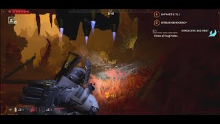Solo/Duo Bug Extermination!! Helldiver's 2 Whole Mission (Uncut)