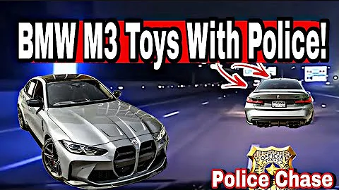 BMW M3 Makes Police Look CRAZY In This Insane Police Chase! Can He Get Away?