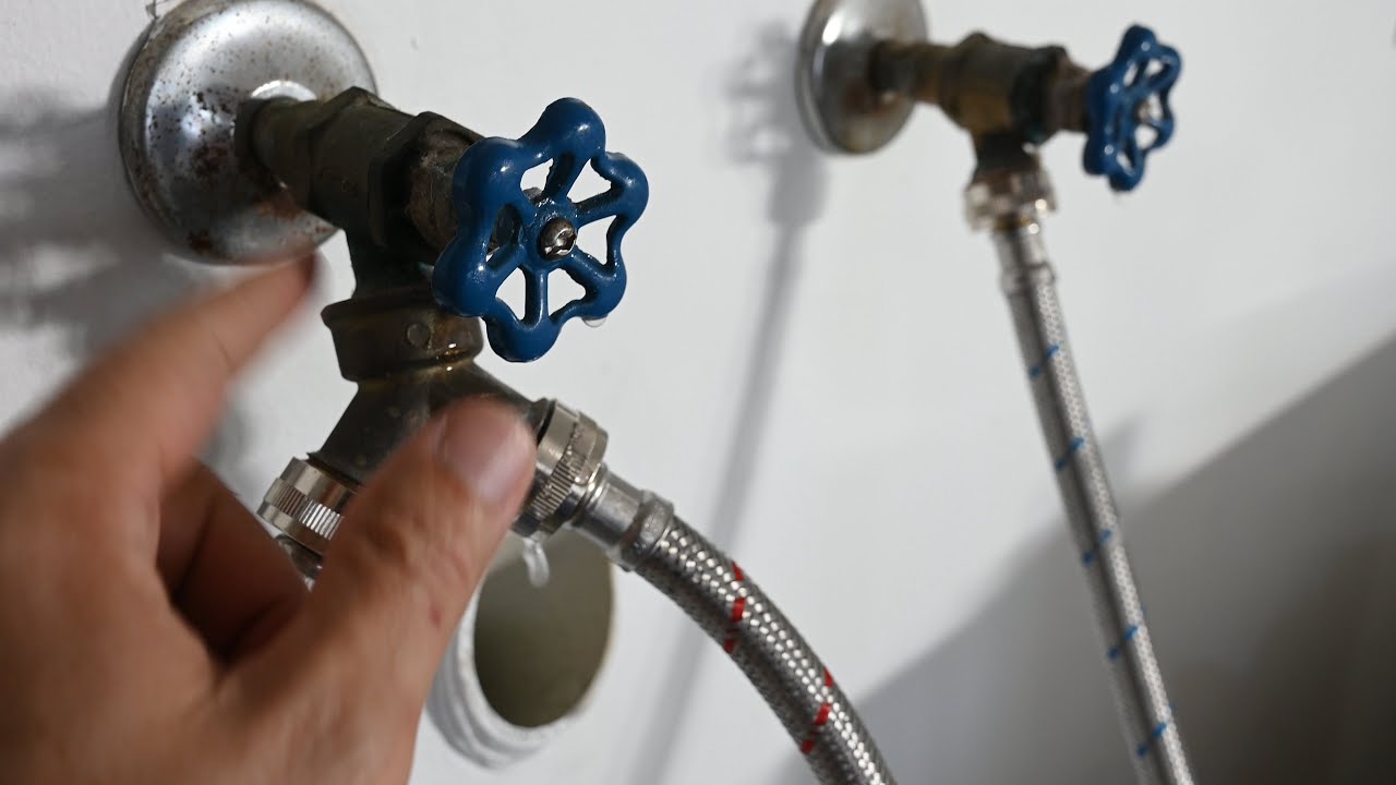 How to Replace Leaking Washing Machine Water Shutoff