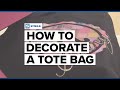 How to Decorate a Tote Bag with a Silhouette CAMEO® and HTV