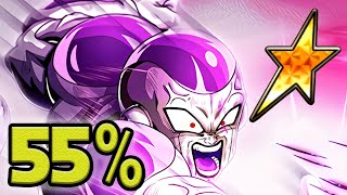 NO DUPES! 55% AGL LR FULL POWER FRIEZA [LEVEL 10 LINKS] Dragon Ball Z Dokkan Battle