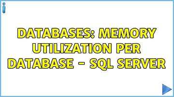Databases: Memory utilization per database - SQL Server