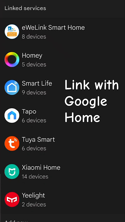 Papaano I-Link Iba't-ibang Apps? | Google Home