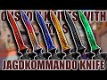 Custom knives with skins  jagdkommando knife  cs2 showcase