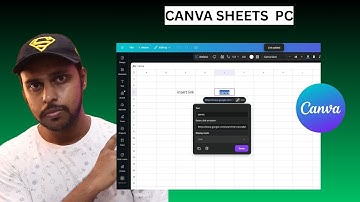 How to insert link in canva sheets | insert link on canva sheets