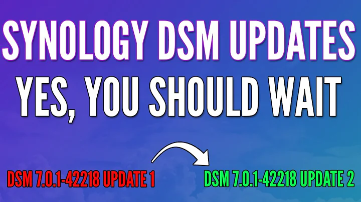 Why you should wait to update your Synology NAS