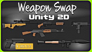 Gun Pickups! Easy Unity 2D In less than 5 mins! || V 2021.3.3 code in vid!