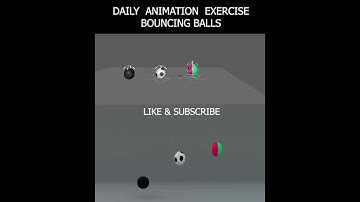 Bouncing Balls | Weight | #bouncingballs #ball #maya3danimation #shorts #yt #viral #hrithikdiwadkar