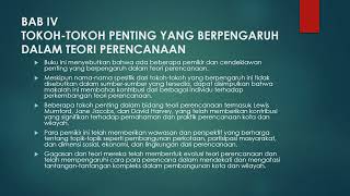 Review Teori Perencanaan Mazhab & Praktek Perencanaan Pengembangan Wilayah