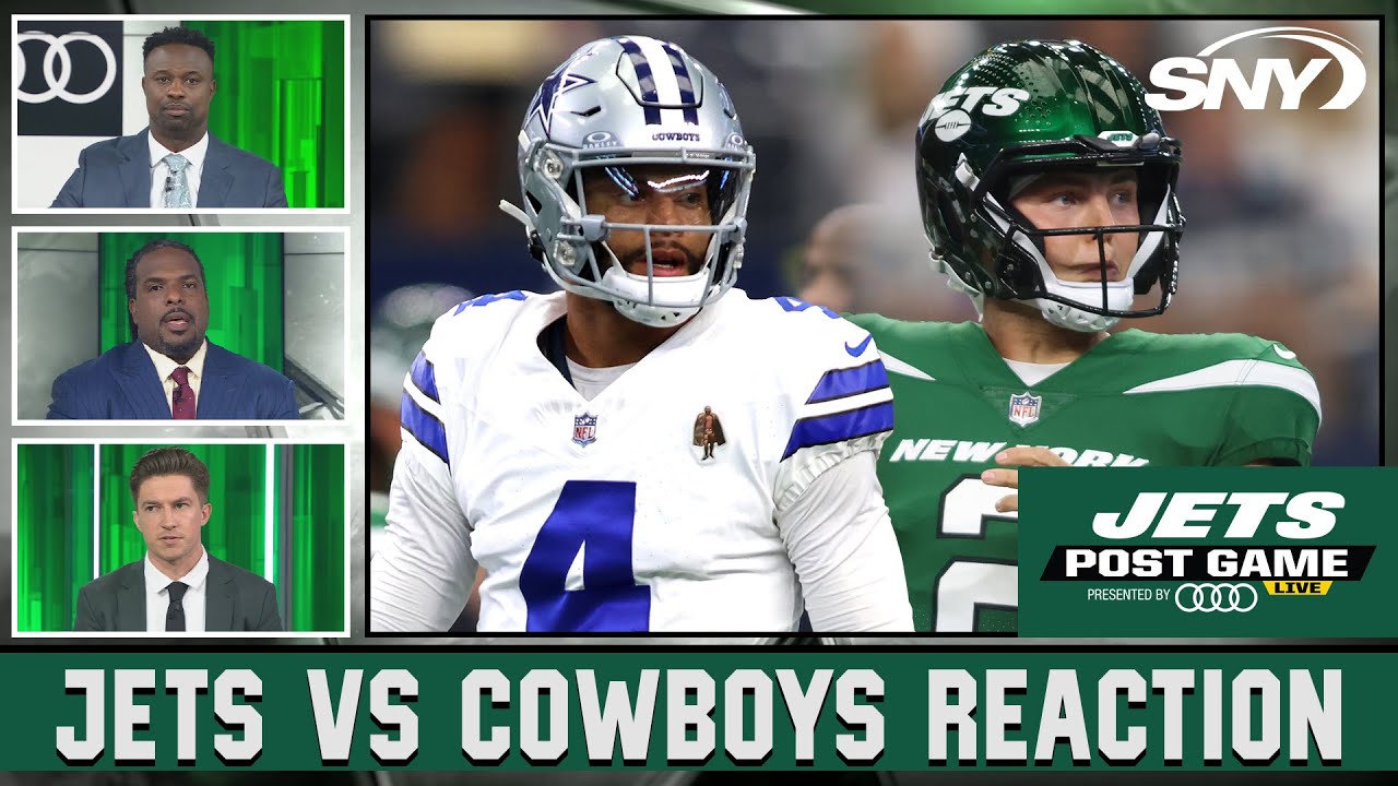 Jets-Cowboys reaction from Bart Scott, Willie Colon, and Connor Rogers Jets Post Game Live SNY