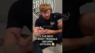 BODY TRIANGLE ESCAPE 🔥 #BJJ #MARTIALARTS #BRAZILLIANJIUJITSU #GRAPPLING #MMA