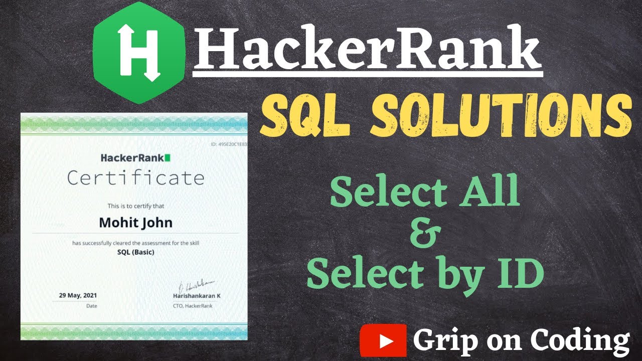 Difference between Select All and Select by ID | SQL SOLUTIONS | Get 5⭐ ...