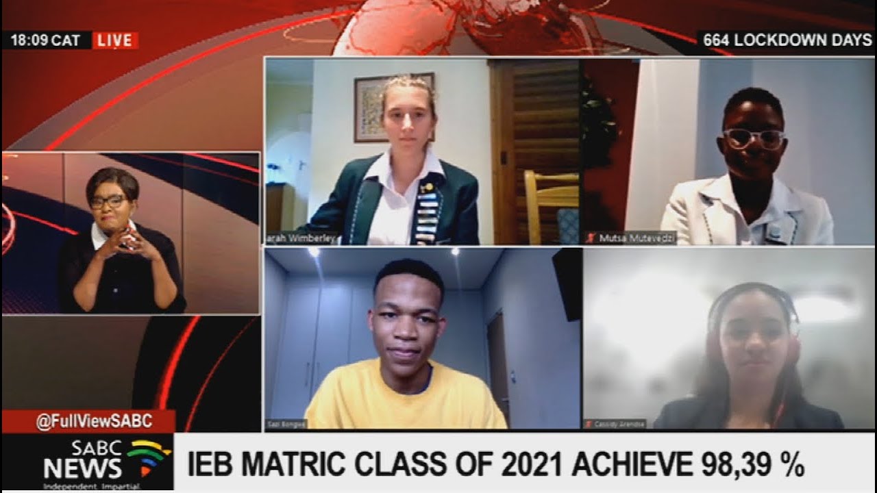 Matric 2021 | What the future holds for IEB top achievers - YouTube